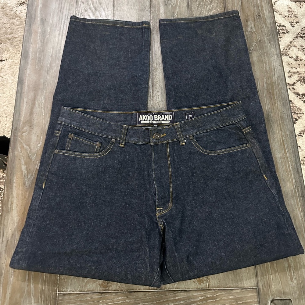 AKOO Men's Blue Jeans